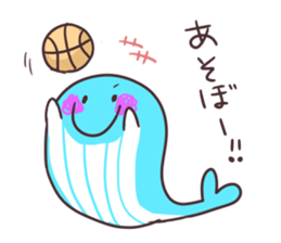 Sticker of the whale sticker #7997026
