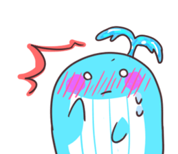Sticker of the whale sticker #7997027