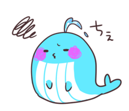 Sticker of the whale sticker #7997028