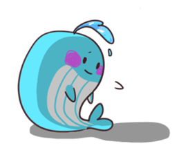 Sticker of the whale sticker #7997030