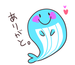 Sticker of the whale sticker #7997032
