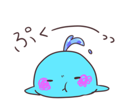 Sticker of the whale sticker #7997037