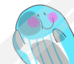 Sticker of the whale sticker #7997041