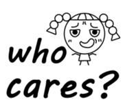 Changeable mood Braids small girl sticker #7997777