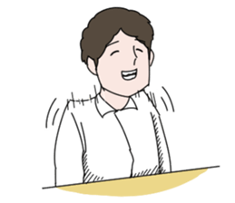 What is hidden behind a fake smile. sticker #7997848