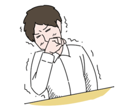 What is hidden behind a fake smile. sticker #7997858