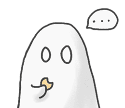 Ghost and Dino sticker #7998127