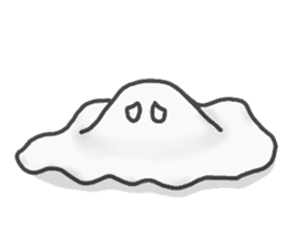 Ghost and Dino sticker #7998130