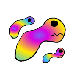 Rainbow angry without text sticker #7998250