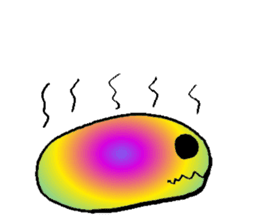 Rainbow angry without text sticker #7998257