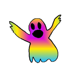 Rainbow angry without text sticker #7998271
