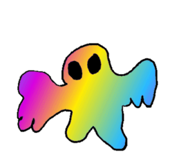 Rainbow angry without text sticker #7998281