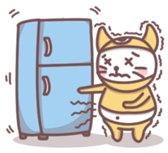 The stout cat sticker #7998308