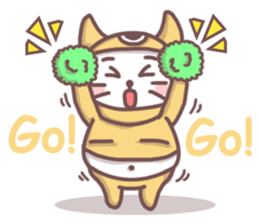 The stout cat sticker #7998310