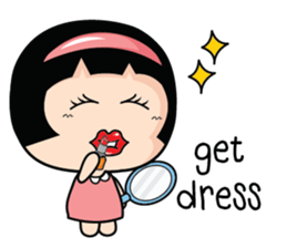 Aromi naughty girl (EN) sticker #7998364