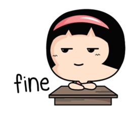 Aromi naughty girl (EN) sticker #7998366