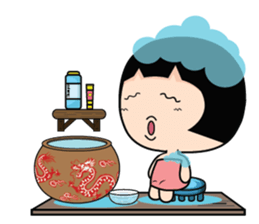 Aromi naughty girl (EN) sticker #7998374