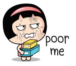 Aromi naughty girl (EN) sticker #7998378