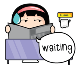 Aromi naughty girl (EN) sticker #7998382