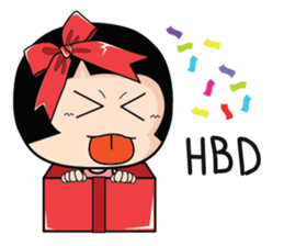 Aromi naughty girl (EN) sticker #7998387