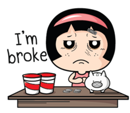 Aromi naughty girl (EN) sticker #7998392