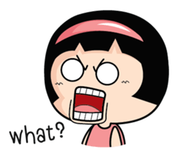 Aromi naughty girl (EN) sticker #7998395