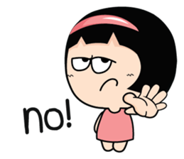 Aromi naughty girl (EN) sticker #7998397