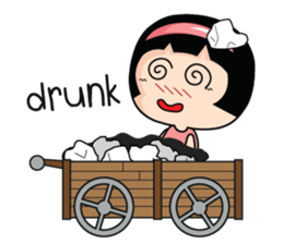 Aromi naughty girl (EN) sticker #7998398