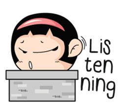 Aromi naughty girl (EN) sticker #7998399