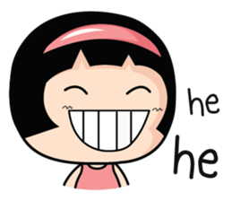 Aromi naughty girl (EN) sticker #7998401