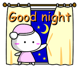 Lady rabbit (English) sticker #7999045