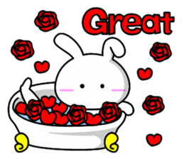 Lady rabbit (English) sticker #7999060