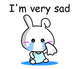 Lady rabbit (English) sticker #7999067