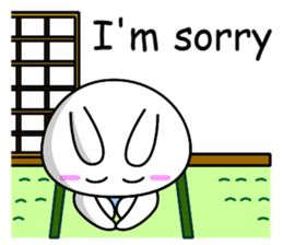 Lady rabbit (English) sticker #7999068