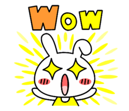 Lady rabbit (English) sticker #7999073