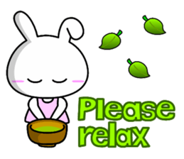 Lady rabbit (English) sticker #7999074