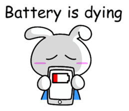 Lady rabbit (English) sticker #7999079