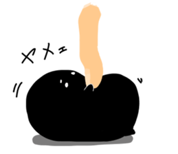 black creature sticker #7999227