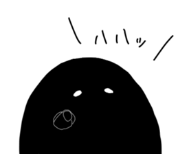 black creature sticker #7999236