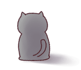 Chibidebu cat sticker #7999856