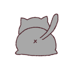 Chibidebu cat sticker #7999878