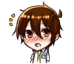 Yun and her partner-daily life sticker #8000425