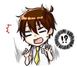 Yun and her partner-daily life sticker #8000432