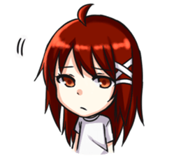 Yun and her partner-daily life sticker #8000436