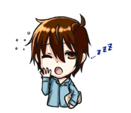 Yun and her partner-daily life sticker #8000437