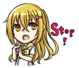 Yun and her partner-daily life sticker #8000442