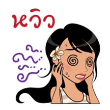Thailand Girl sticker #8000658