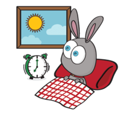 3-O & Rabbit: Life of Rabbit & Bunny sticker #8000804