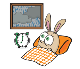 3-O & Rabbit: Life of Rabbit & Bunny sticker #8000805