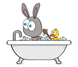 3-O & Rabbit: Life of Rabbit & Bunny sticker #8000806